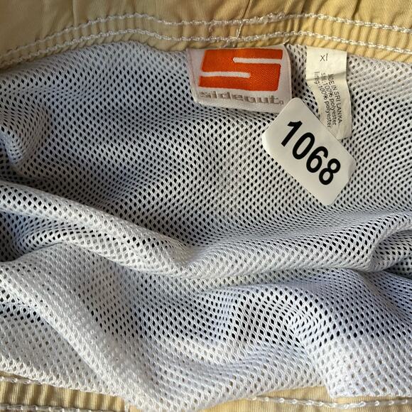 Sideout Men’s Swimming Trunks size XL, Black, w Liner - Picture 6 of 8